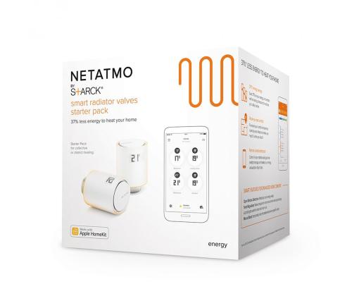 Netatmo Smart Radiator Valves Starter Pack -sarja jäähdyttimen termostaatteja