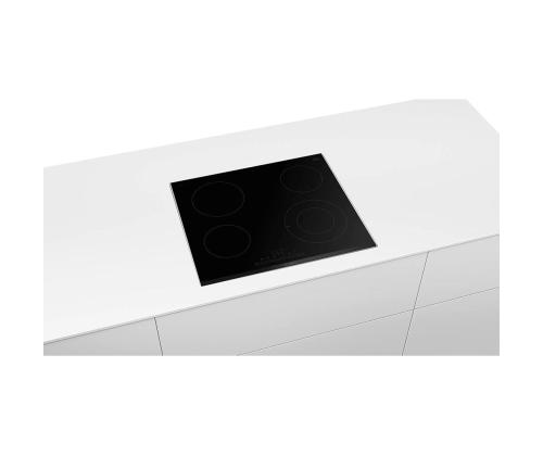 Bosch, leveys 60,6 cm, teräsrunko, musta - Integroitu keraaminen liesi