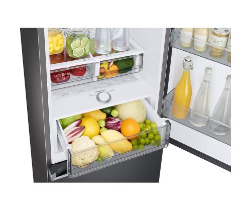 Samsung BeSpoke, NoFrost, 186 cm, 344 L, musta - Jääkaappi ja pakastin