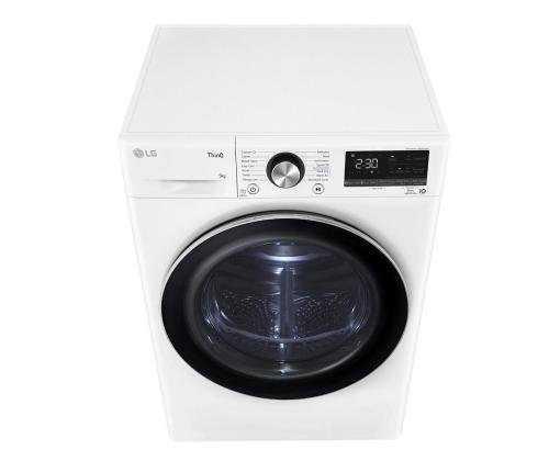 LG, Lämpöpumppu, 9 kg, syvyys 66 cm - Kuivausrumpu