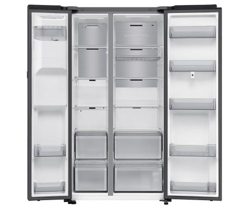 Samsung Bespoke AI Family Hub+, Twin Cooling Plus™, 614 L, korkeus 179 cm, musta - SBS jääkaappipakastimet
