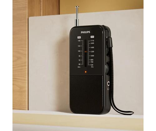 Philips TAR1509, musta - Kannettava radio