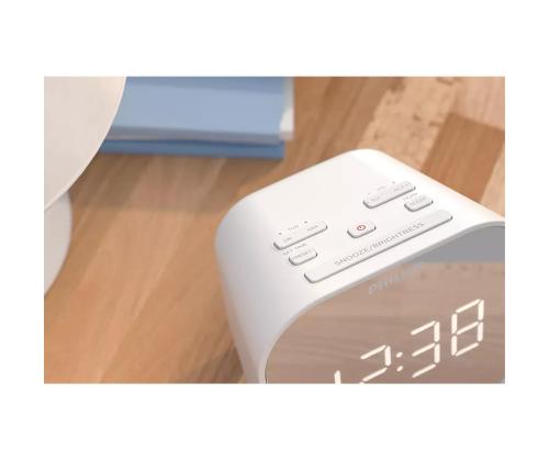 Philips TAR4406/12, FM, USB, valkoinen - Kelloradio