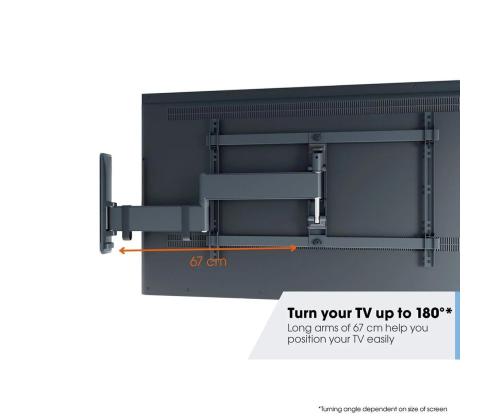 Vogel´s TVM 3643 Full-Motion, 180º, 40´´ - 77´´, musta - TV-seinäteline