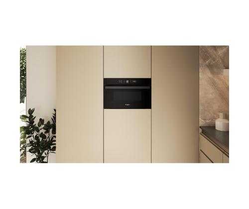 Mikroaaltouuni, Whirlpool, musta