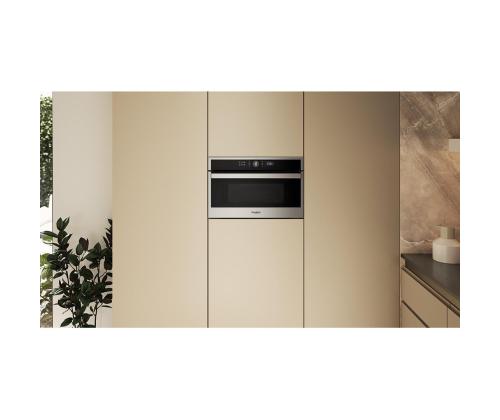 Whirlpool, 31 L, 1000 W, ruostumatonta terästä - Integroitu mikroaaltouuni, jossa on grilliritilä