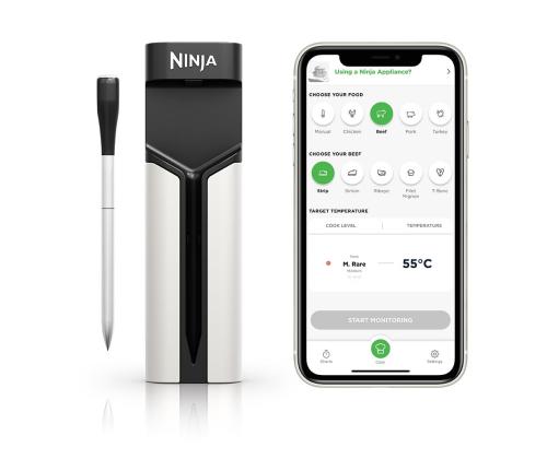 Ninja ProChef, musta/hopea - Ruokalämpömittari