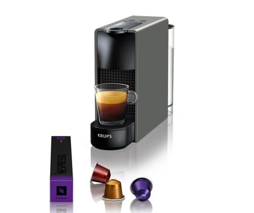 Krups Nespresso Essenza Mini, harmaa - Kapselikahvinkeitin