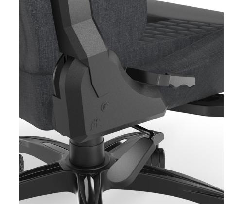 Corsair TC100 Relaxed Fabric, musta/harmaa - Pelituoli