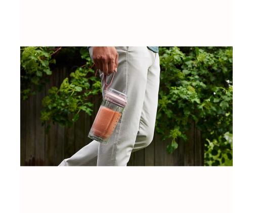 Ninja Blast Max, vaaleanpunainen - Kannettava johdoton tehosekoitin