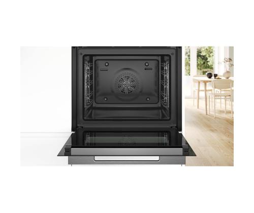 Bosch, Series 8, pyrolyyttinen puhdistus, 71 L, valkoinen - Integroitu uuni