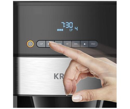 Krups Grind & Brew, 1,25 L, musta - Suodatinkahvinkeitin myllyllä