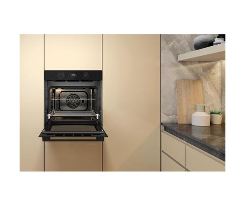 Whirlpool, katalyyttinen puhdistus, 71 L, musta - Integroitu uuni
