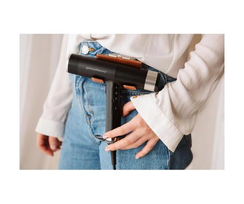 GA.MA iQ2 Perfetto, 1600 W, musta - Hiustenkuivaaja