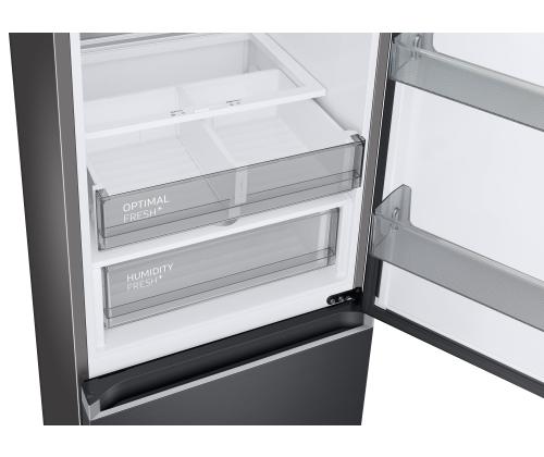 Samsung BeSpoke, NoFrost, 186 cm, 344 L, musta - Jääkaappi ja pakastin