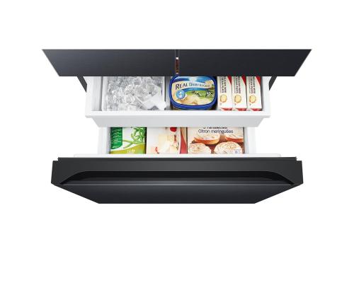 Samsung, ranskalainen ovi, NoFrost, 495 L, 178 cm, musta - SBS-Külmik