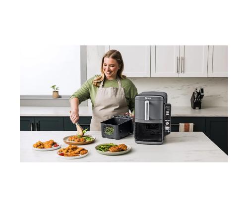 Ninja Double Stack XL 9.5L, 2470 W, harmaa - Kuumailmapannu