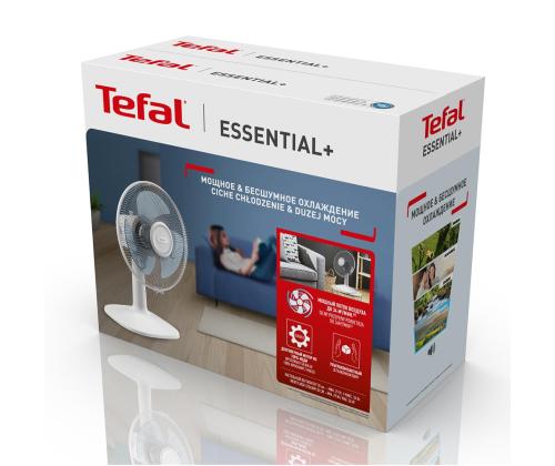TEFAL Essential+, valkoinen - Pöytätuuletin