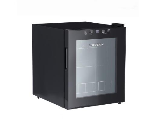 Severin, 15 pulloa, korkeus 52 cm, musta - Viinijäähdytin