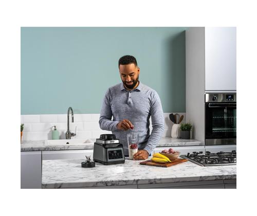 Ninja 2-in-1, Auto IQ, 1200 W, hopea/musta - Tehosekoittimet