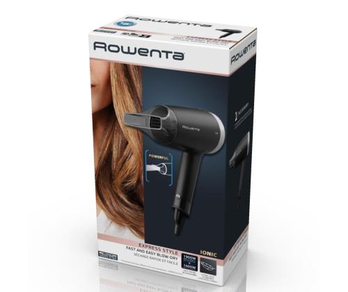 Rowenta Express Style, 1900 Effiwatti, musta - Hiustenkuivaaja