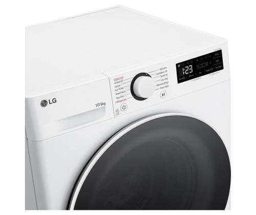 LG, 10 kg / 6 kg, syvyys 55 cm, 1400 rpm - Pesukone kuivausrummulla