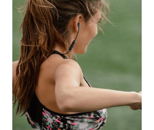 JBL Endurance Run 2, valkoinen - In-ear langattomat urheilukuulokkeet