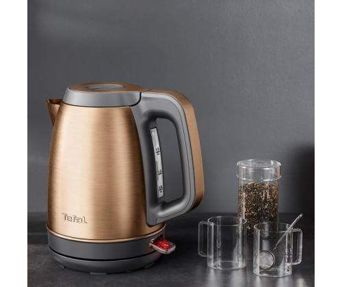 Tefal Coppertinto, 2400 W, kupari/musta - Vedenkeitin - Vedenkeittimet
