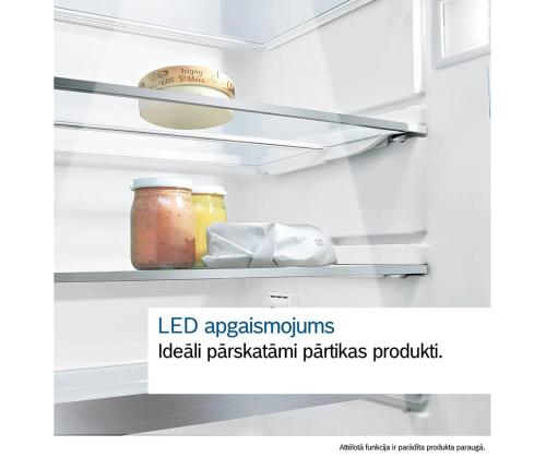 Bosch Series 4, NoFrost, 346 L, korkeus 186 cm, musta - Jääkaappipakastin