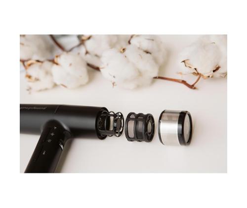 GA.MA iQ2 Perfetto, 1600 W, musta - Hiustenkuivaaja