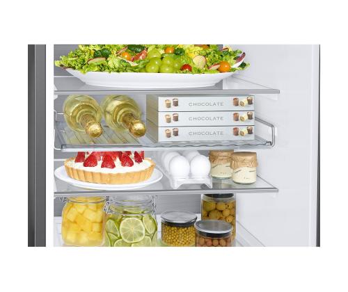 Samsung BeSpoke, NoFrost, 186 cm, 344 L, musta - Jääkaappi ja pakastin