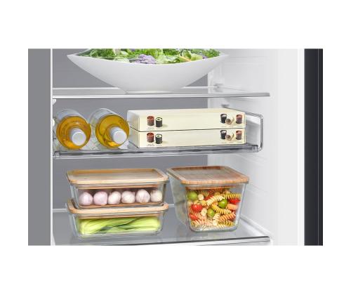 Samsung Bespoke AI Family Hub+, Twin Cooling Plus™, 614 L, korkeus 179 cm, musta - SBS jääkaappipakastimet