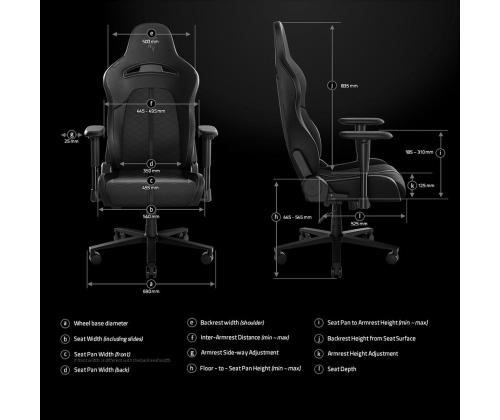 RAZER Enki, pinkki - Pelituoli