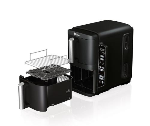 Ninja Double Stack 7,6 L, 2470 W, musta - Kuumailmapannu