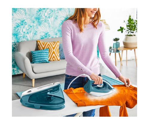 Tefal Express Easy, 2200 W, sininen/valkoinen - Silitysjärjestelmä