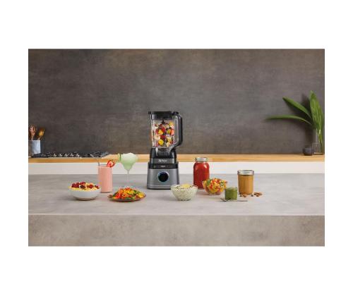 Ninja Detect Power Blender Pro, 1200 W, musta/hopea - Tehosekoittimet