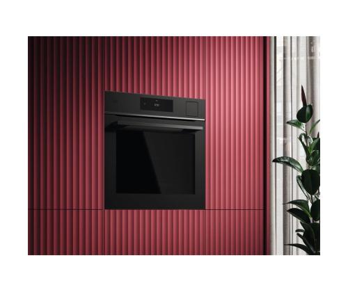 AEG 8000 Series Meal Assist, 70 L, musta - Integroitu höyryuuni