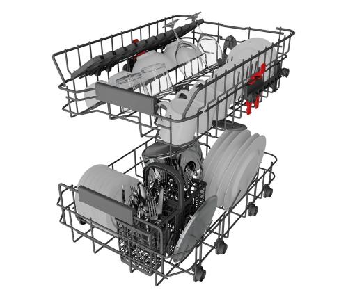 Whirlpool, 10 astiasarjaa - Integroitu astianpesukone