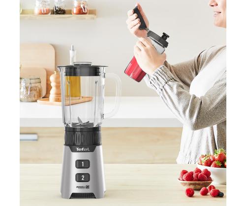 Tefal Minimix, 400 W, hopea - Tehosekoitin + take-away-pullo