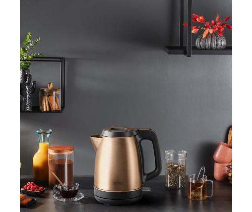 Tefal Coppertinto, 2400 W, kupari/musta - Vedenkeitin - Vedenkeittimet