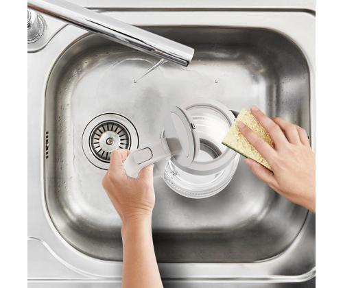 Tefal, 1,7 L, harmaa - Lasinen vedenkeitin