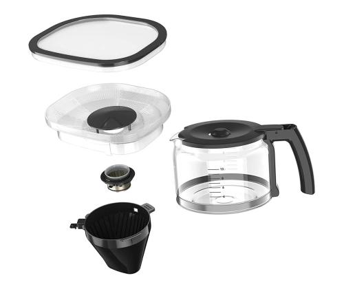 Krups Grind & Brew, 1,25 L, musta - Suodatinkahvinkeitin myllyllä