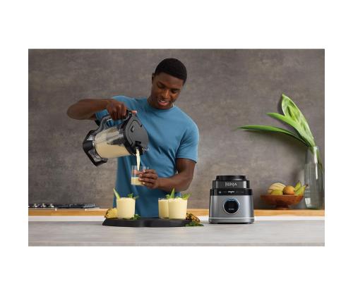 Ninja Detect Power Blender Pro, 1200 W, musta/hopea - Tehosekoittimet