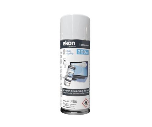 EKON Screen Cleaning Foam, 200 ml - Näytön puhdistusaine