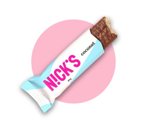 Suklaa NICK´S Kookossuklaa 40g