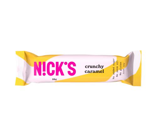 Suklaa NICK´S rapealla karamellilla, Crunchy Caram 28g