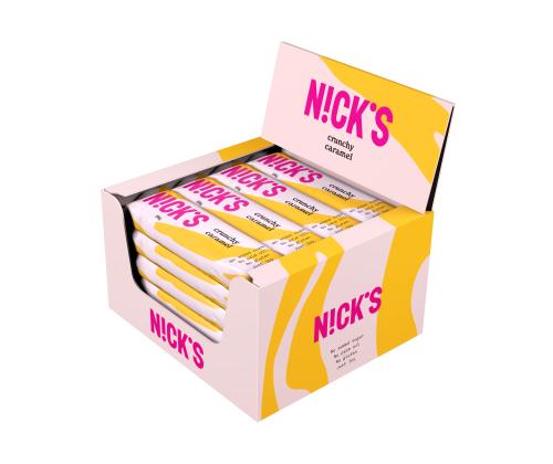 Suklaa NICK´S rapealla karamellilla, Crunchy Caram 28g