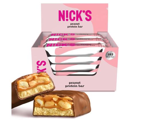 Suklaa NICK´S Suolattu pähkinäproteiinipatukka 50g