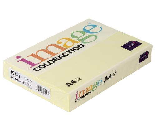 Värviline paber A4 160g IMAGE Coloraction nr.55 kahvatukollane (Desert) 250 lehte