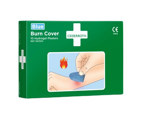 Steriili palovamma CEDERROTH Polttokansi sininen 10 kpl/kpl